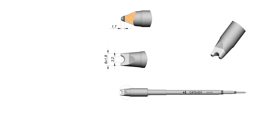 C470031 - Cartridge for T470 Comfort handpiece
